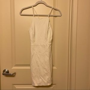 White Bodycon Dress | Open Back